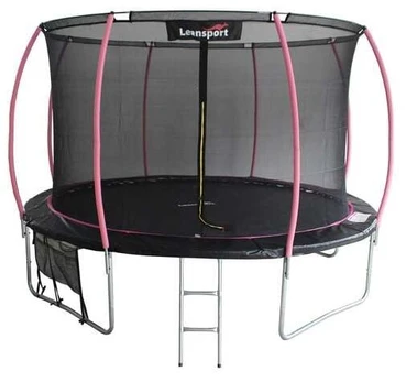 Batutas Lean Sport Max, 366 cm, su tinklu, su kopėčiomis