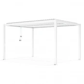 Pergola su LED apšvietimu Luxe, 3x4 m, balta kaina