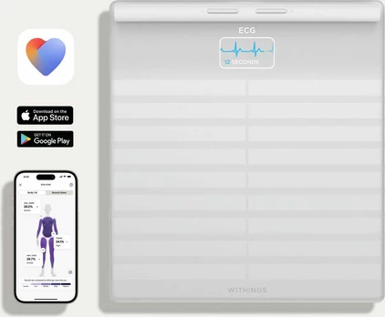 Svarstyklės Withings Body Scan -älyvaaka, valkoinen