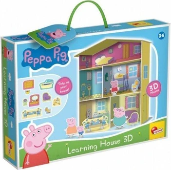 Dėlionė Lisciani Peppa kiaulės lapai – mano namai 3D