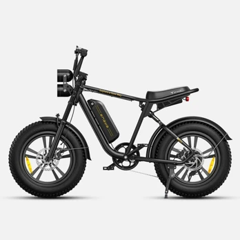 Dviratis 20 elektrinis Engwe M20 750Wh viena baterija juodas