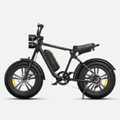 Dviratis 20 elektrinis Engwe M20 750Wh viena baterija juodas kaina