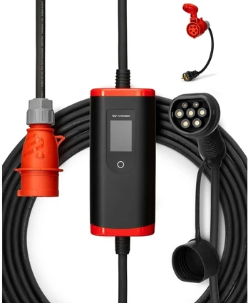 Įkrovimo laidas 480 V - type 2 ( 16A, 3 fazės 11 kW - 15m)