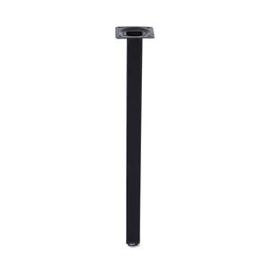 Baldų kojelė HAUSHALT FT-517, juoda, 25×25×400 mm
