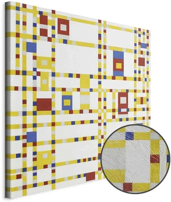Paveikslas Piet Mondrian - Broadway Boogie Woogie
