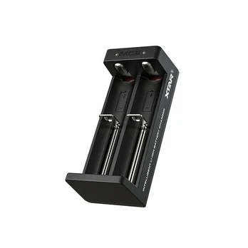 Mikroprocesorinis įkroviklis 1-2 Li-ion akumuliatorių celėms 3.7V 10440-26650 per USB-C, XTAR