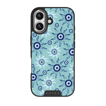 Blue Gaze - iPhone 17 Case, Elite Dark (MagSafe) / Gunmetal