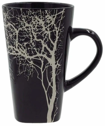 Puodelis Newill Tree, juoda sp., 0.450 l