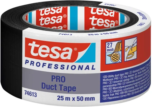 Tesa PRO 74613 Duct Tape juoda