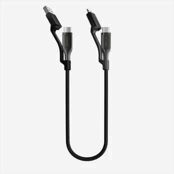 Nomad Universal Kevlar Cable USB-C, 0.3m, carbide