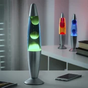 Stalinė lempa Lava InnovaGoods žalia kaina