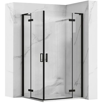 Dušo Kabina Rea Hugo Double 100X100 Black 100X100X200,5CM