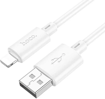 Cable USB A to Lightning Hoco 2,4A 2 m X88 baltas
