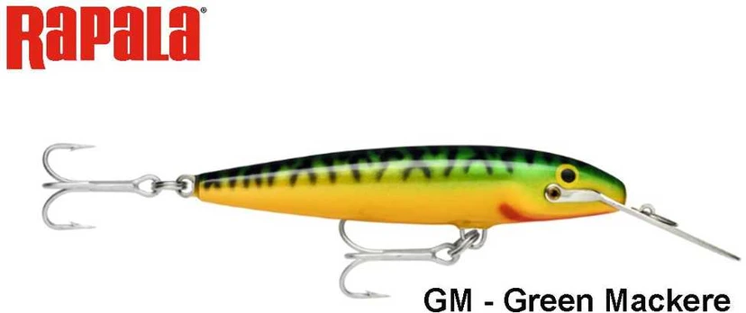 Vobleris Rapala Countdown Magnum CDMAG GM Žalias Mackere