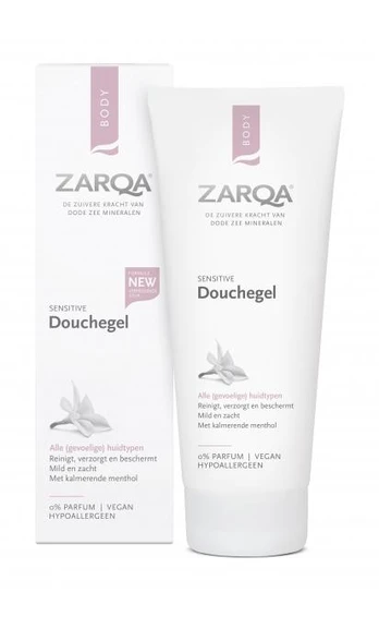 Zarqa Dušo gelis jautriai odai, 200 ml