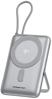 POWERTON Energy MagCore 10000mAh, Sidabrinė