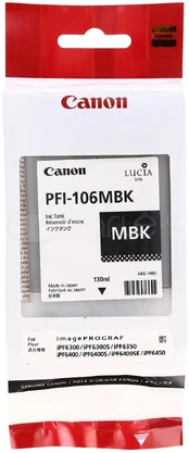 Canon PFI-106 MBK, Pigment-based ink, 1 pc(s) kaina