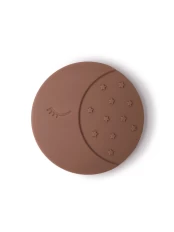 MUSHIE silikoninis kramtukas MOON, Cloudy Mauve kaina
