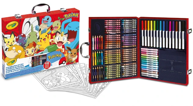 CRAYOLA lagaminėlis Art Case Pokemon, 04-2931