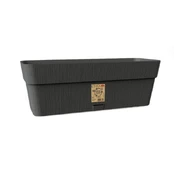 Stefanplast Dėžutė gėlėms su padėklu Ethica 50x18x17cm pilka kaina