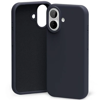 Dėklas Mercury Silicone do iPhone 17 tamsiai mėlyna