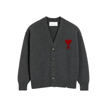 Kardiganas, Pilka, V neck cardigan