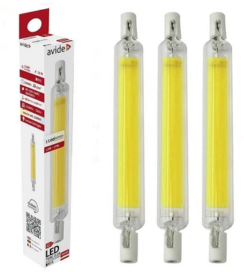 Avide LED lemputė 13W R7S 118mm 3000K 3vnt