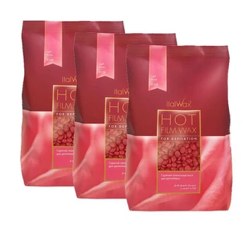 Plėvelinis vaškas Italwax Rose, 3x1kg