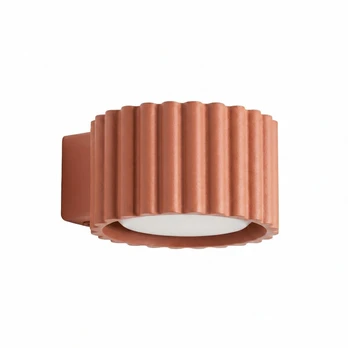 Sollux Lighting sieninis šviestuvas Aura Gx53, raudonas