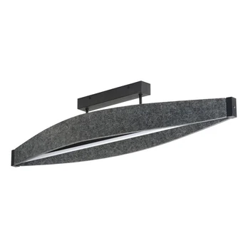OSRAM LED lubų lempa Decor Flat Felt, pilka, veltinis, 3000 K
