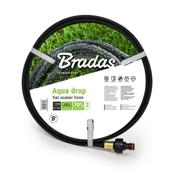 Drėkinimo žarna Bradas Aqua-Drop Flat 1/2" - 7,5 m