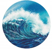 Cross stitch kit "Sea wave" S1558 kaina