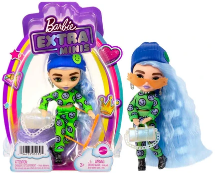 Lėlė Mattel Barbie Extra Minis Doll HGP65, 14 cm
