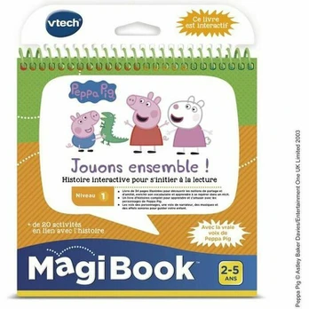 VTECH - Magibook Interactive Book - Peppa Pig, Let's Play Together