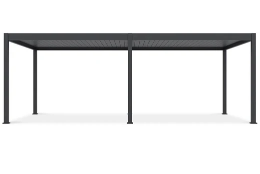 Pavėsinė Pergola DELUXE AUTOMATIC 360x720x256 cm su LED, Anthracite