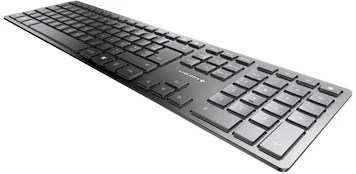 Klaviatūra CHERRY KW 9100 SLIM, RF belaidė + Bluetooth, AZERTY, Juodas kaina