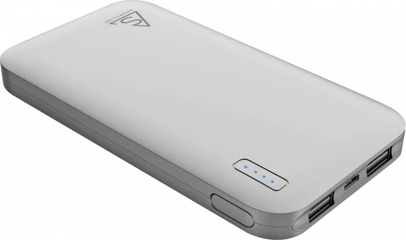 Powerbank Holdit Smartline 10000 mAh Sidabrinė