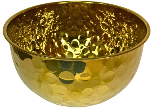 Metalinis dubuo aukso spalvos 24cm 3397-24