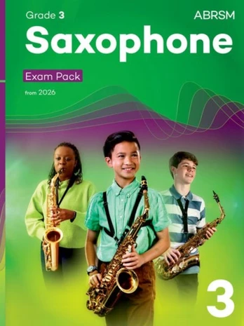 Saxophone Exam Pack from 2026, ABRSM Grade 3