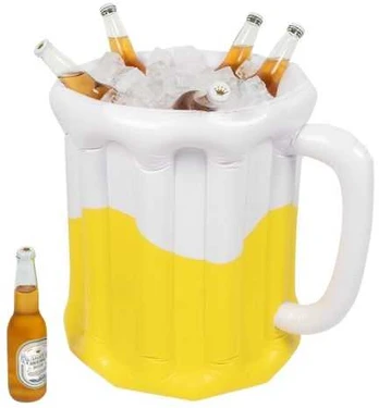 Boland Party Partners B.V. Oppustelig Ølglas cooler, 46 cm