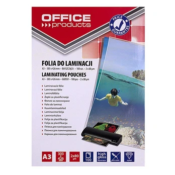 Laminavimo vokeliai A3 2x80mic 100 vnt.