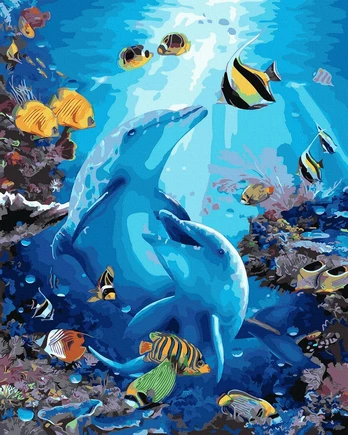 Tapybos rinkinys "Sea fauna"