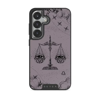 Libra - Samsung Galaxy S25 Plus Case, Elite Dark (Magnetic) / Silver / Purple