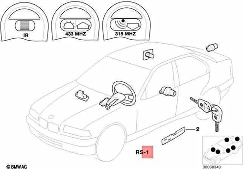 Bmw Z3 E36 1994 2002 Originalus 51211000210