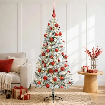 Dirbtinė kalėdinė eglutė su rutuliuku 120 cm 150 LED