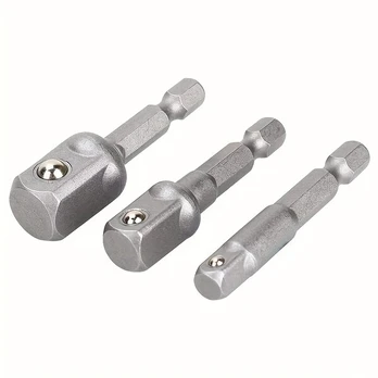 3 vnt. smūginių galvučių adapterių rinkinys 50 mm