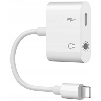 Žaibo lizdas + žaibo adapteris baltas 0003