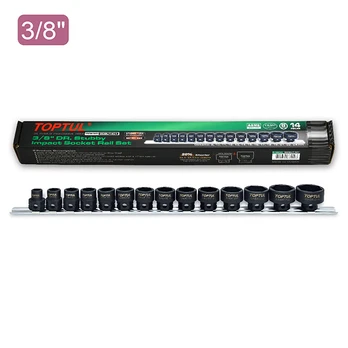 Galvučių komplektas 3/8" smūginis GDBU1401