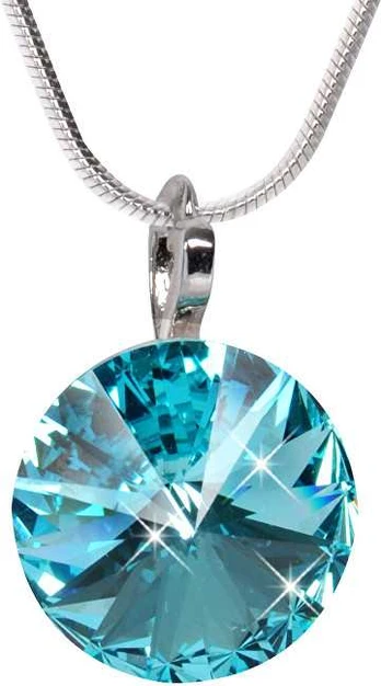 Levien Elegant Rivoli Light Turquoise necklace