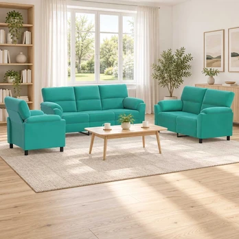 Sofa Sofos komplektas 3 vnt. Turkio Aksomas